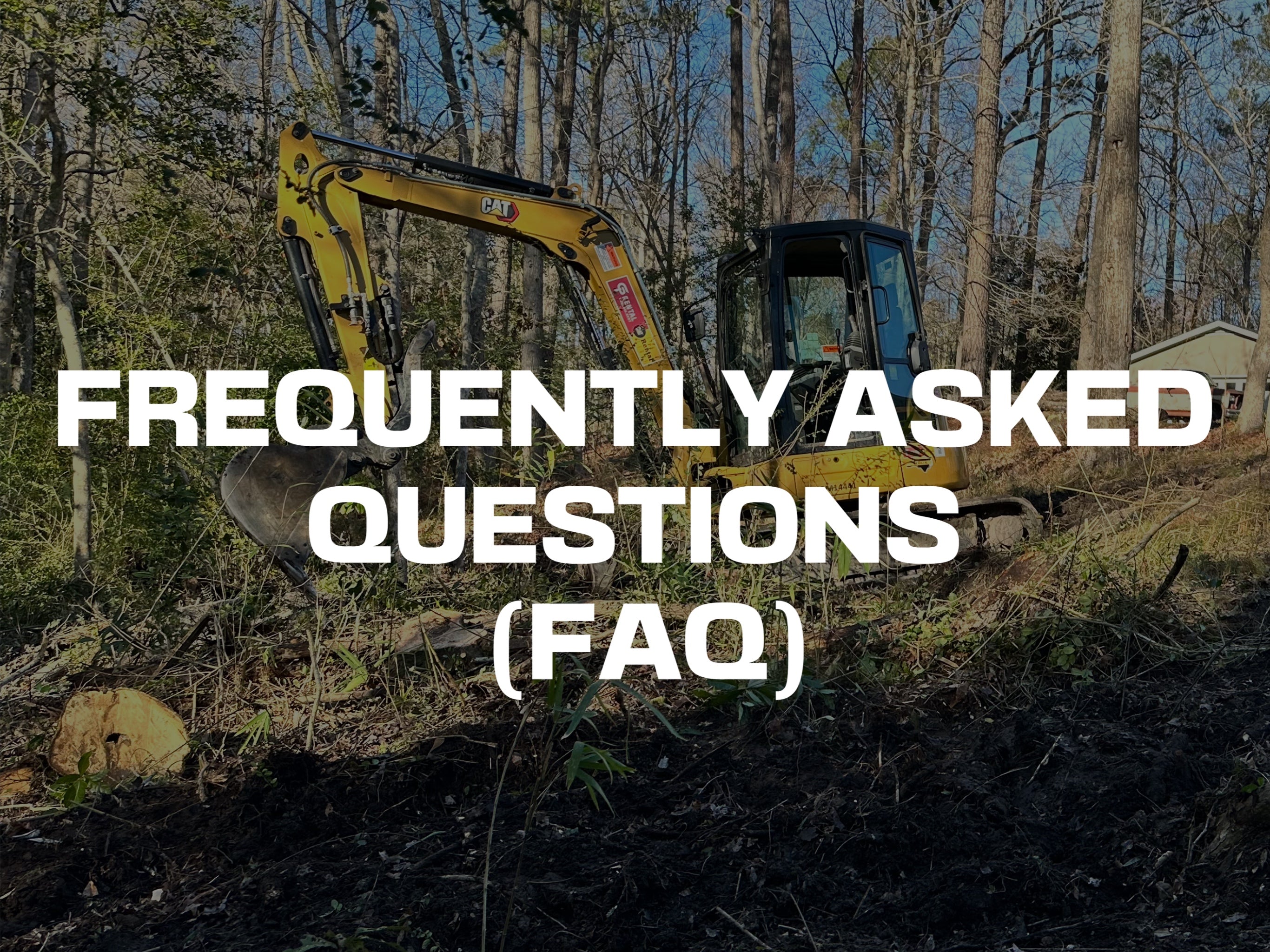 Carolina EarthWerx frequently asked questions (FAQ)