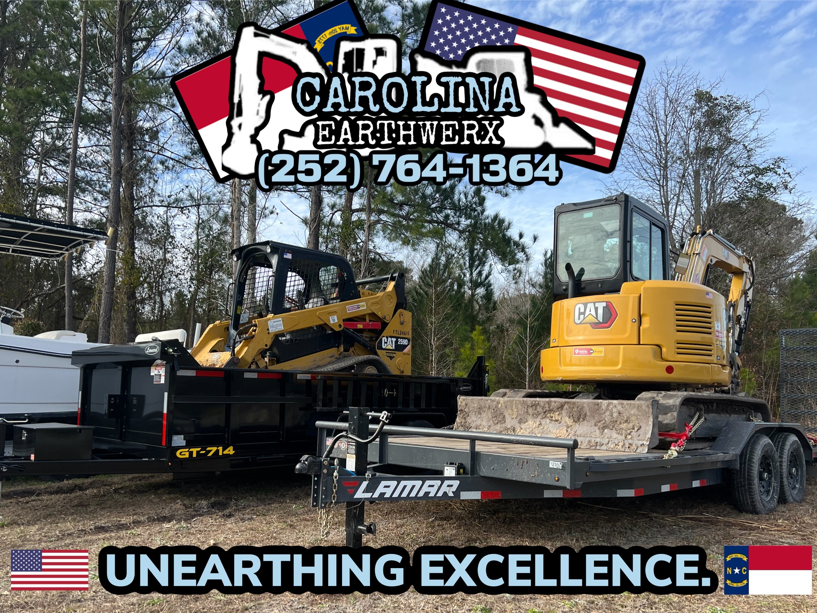 WELCOME TO CAROLINA EARTHWERX, LEADERS IN LAND MANAGEMENT.