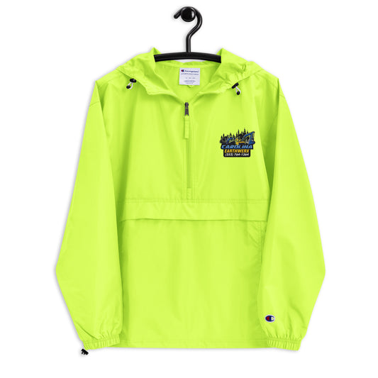 CEW Embroidered Rain Jacket - Packable